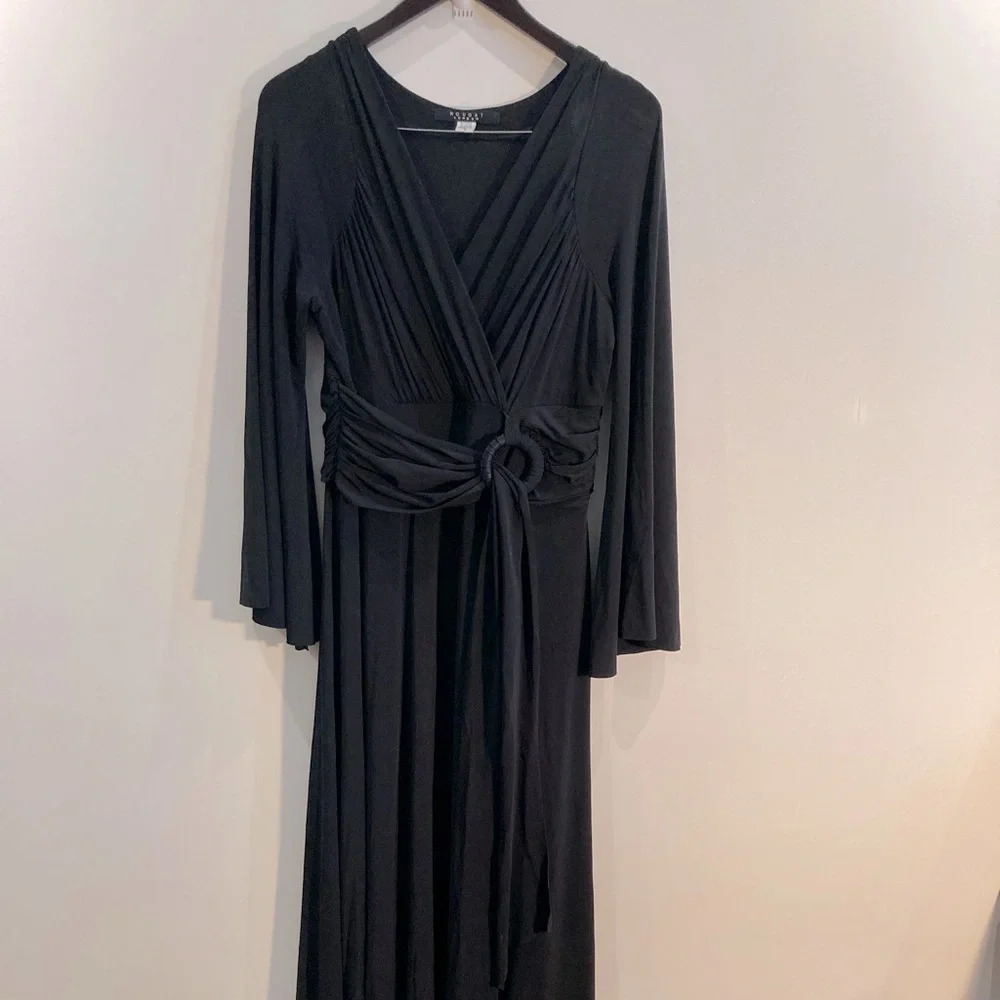 NOUGAT of LONDON Sz 5 (US 12-14) Evening Wedding Party 70s Inspired Dress